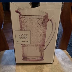 Claro Glass Beverage Pitcher